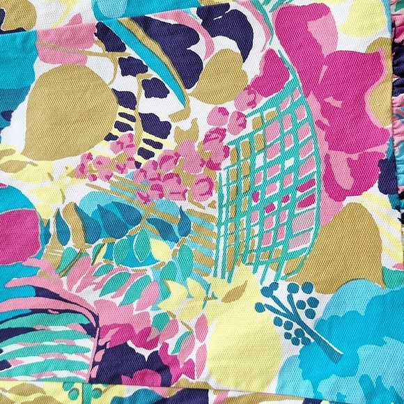 Crewcuts Drop Waist Ruffle Hem Dress in Seaside Floral - Picture 8 of 15